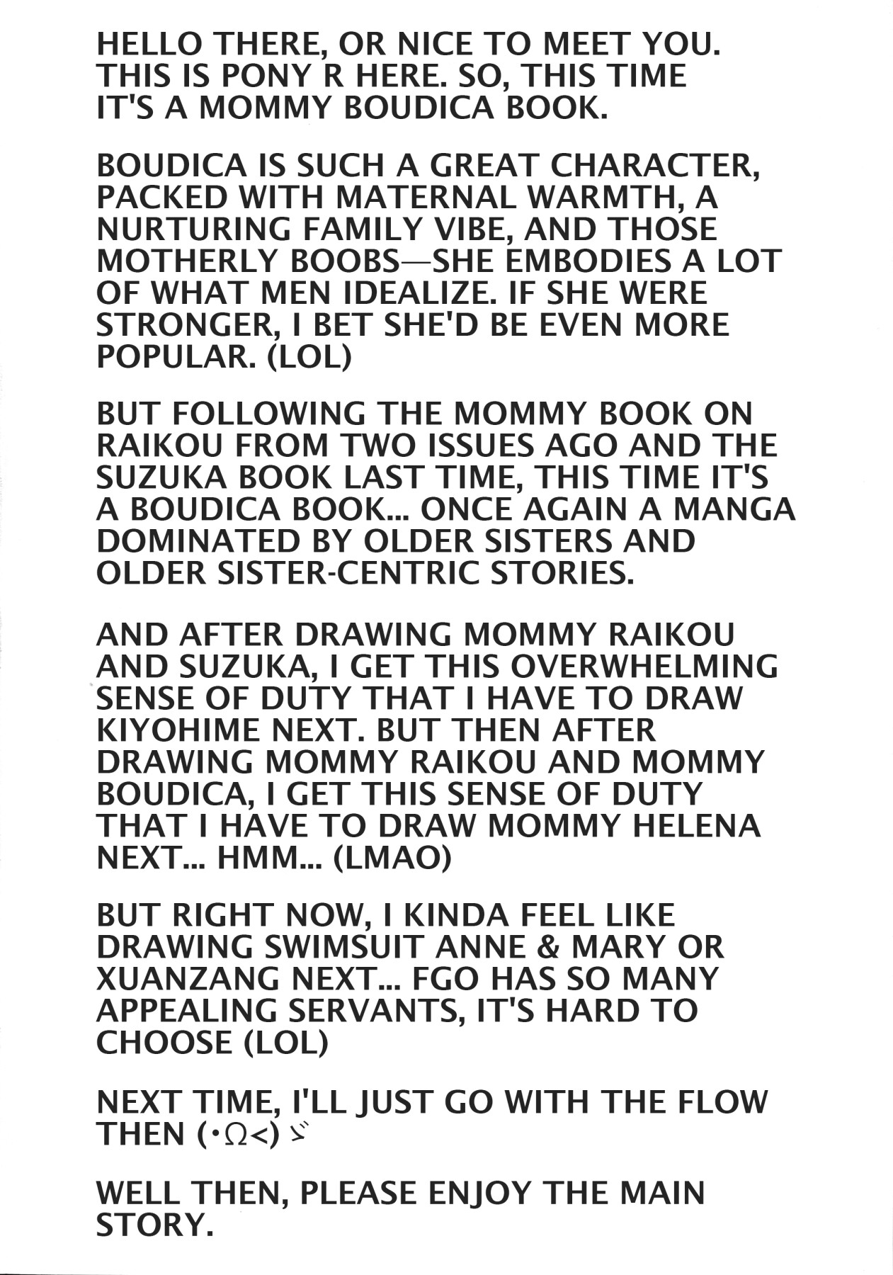 Hentai Manga Comic-Living a Carefree Life with Mommy Boudica-Read-2